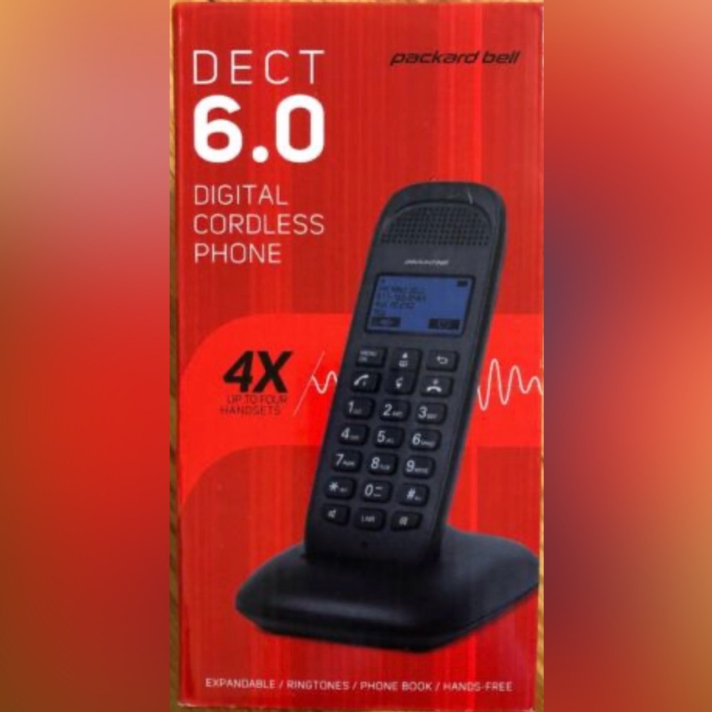 Packard Bell DECT 6.0 Cordless Phone Hands With Intercom System